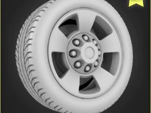 car wheel 017 3D Model