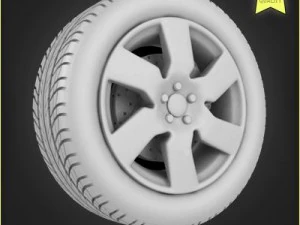 car wheel 018 3D Model