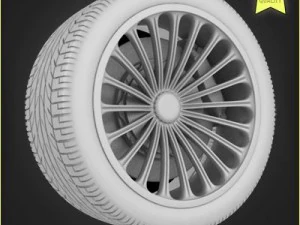 car wheel 019 3D Model