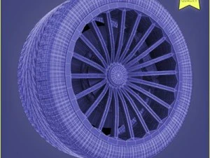 car wheel 019 3D Model