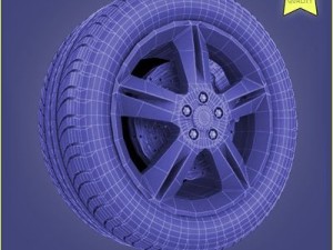 car wheel 028 3Dモデル