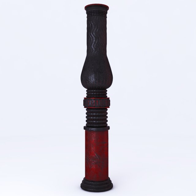 gloomy column from vampire house 3Dモデル .c4d .max .obj .3ds .fbx .stl .blend 