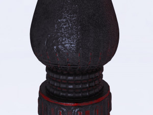 gloomy column from vampire house 3Dモデル