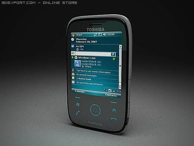 toshiba g 810 3D Model .c4d .max .obj .3ds .fbx .stl .blend 