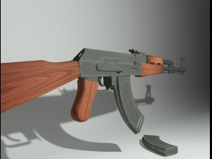 ak 47 3D Model