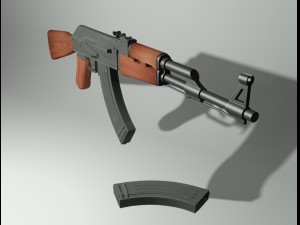 ak 47 3D Model