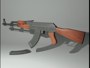 ak 47 3D Model