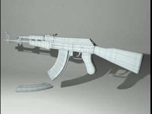 ak 47 3D Model