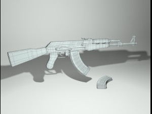 ak 47 3D Model