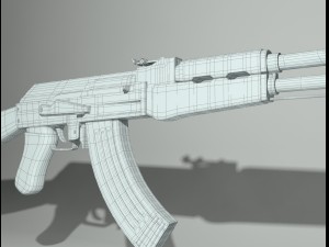 ak 47 3D Model