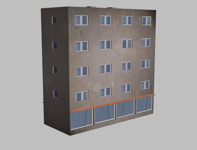 building 3D मॉडल .c4d .max .obj .3ds .fbx .stl .blend 