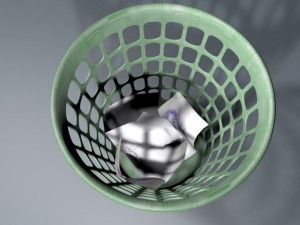 plastic trash bin Model 3D