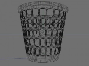 kunststof prullenbak 3D Model
