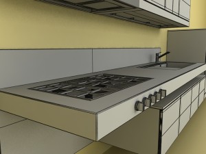kitchen block 3D Model