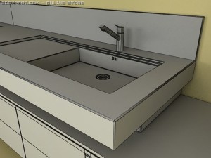 kitchen block 3D Model
