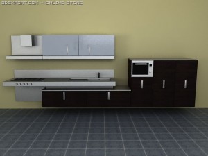 kitchen block 3D Model