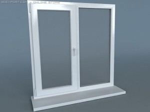 plastic window Modèle 3D