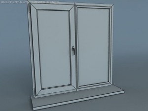 plastic window 3D मॉडल