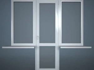 balcony window block 3D Model