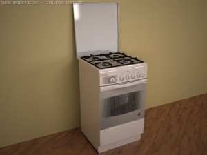 gasfire Model 3D