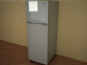 refrigerator 3D मॉडल