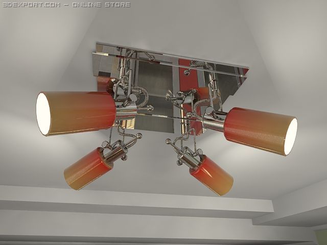 spot light fixture lussole tolmezzo 3D 모델 .c4d .max .obj .3ds .fbx .stl .blend