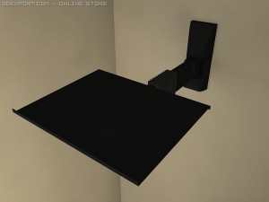 hinged shelf under the tv Model 3D