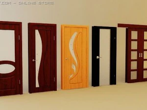 koleksi pintu Model 3D