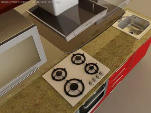 kitchen guirinni 3D Model