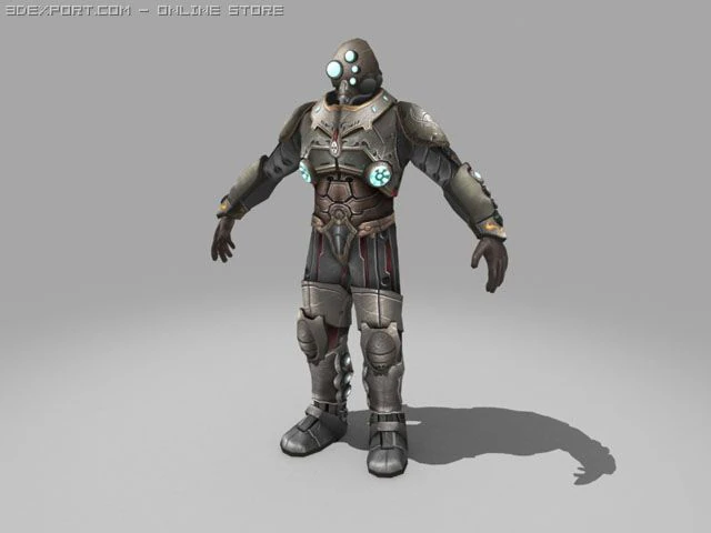 bot 3D Model .c4d .max .obj .3ds .fbx .stl .blend 