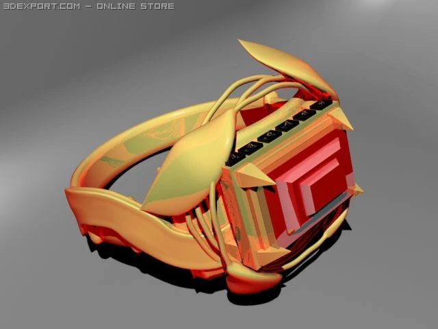 elfien ring 3D Model .c4d .max .obj .3ds .fbx .stl .blend 