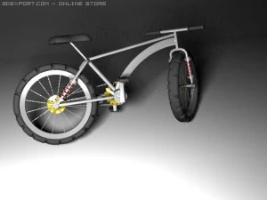 bicycle by maiyry 3D Model