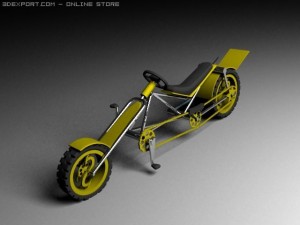 second bicycle from mayuri 3Dモデル