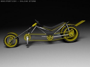 second bicycle from mayuri 3Dモデル