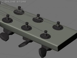 acoustic guitar 3D Model