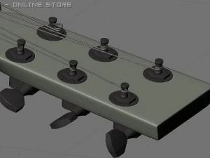 acoustic guitar 3D Model