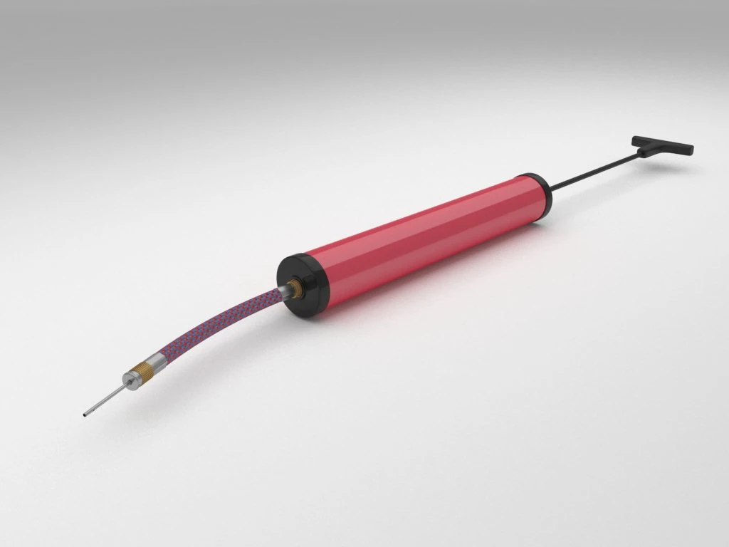 plastic bicycle hand air pump 3D Model .c4d .max .obj .3ds .fbx .stl .blend 
