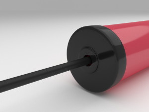 plastic bicycle hand air pump 3D Model