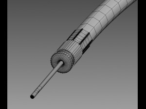 plastic bicycle hand air pump 3D Model