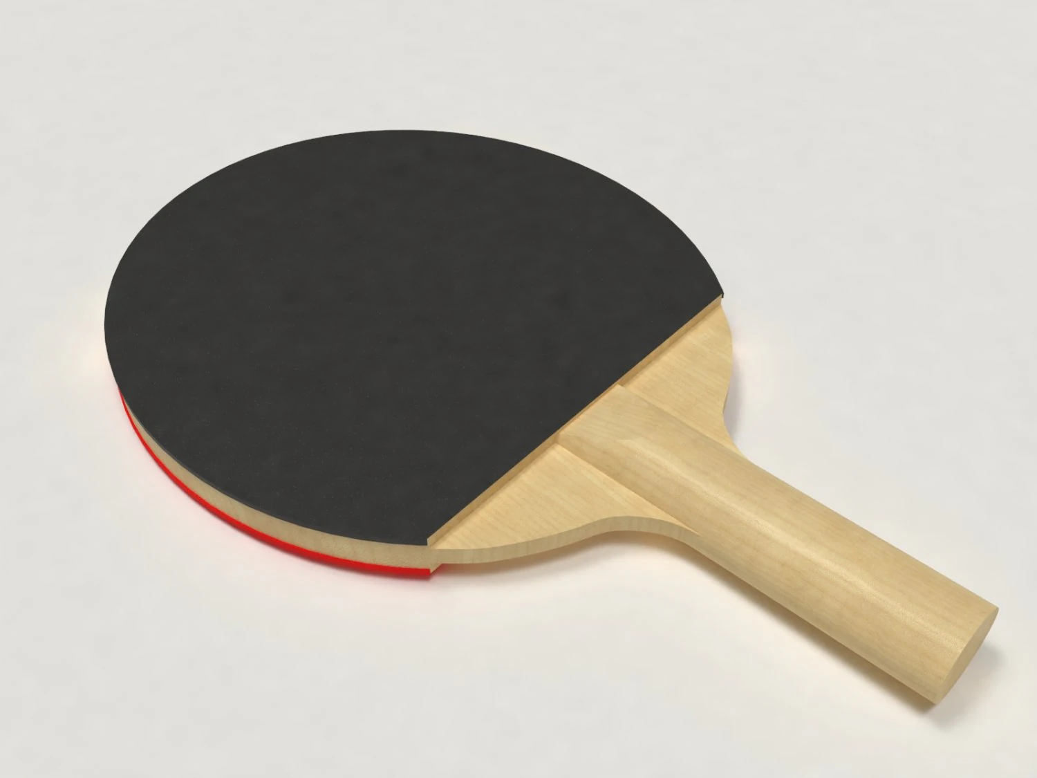 table tennis racket 3D Model .c4d .max .obj .3ds .fbx .stl .blend 