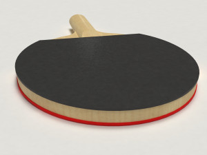 table tennis racket Modèle 3D