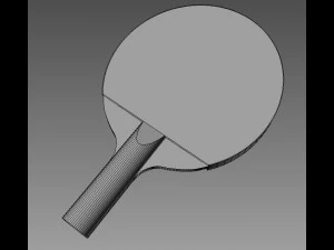 table tennis racket 3D Model