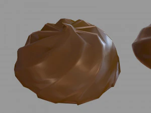 chocolate marshmallows 3D Model