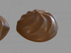 chocolate marshmallows 3D Model