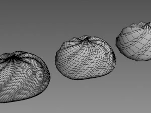 chocolate marshmallows 3D Model