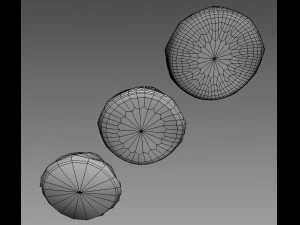 chocolate marshmallows 3D Model