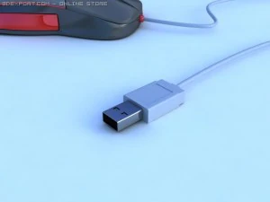 usb computer mouse 3D Model