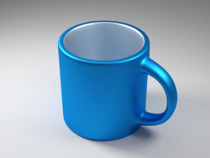 Middle poly mug 3D Модель