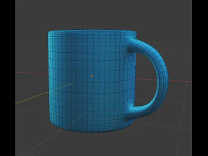 Середня поліетиленова чашка 3D Модель