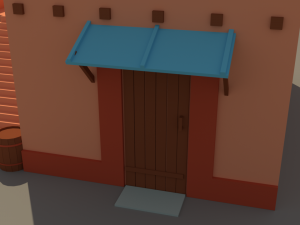 3D Low-Poly Building 3D Model